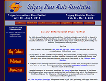 Tablet Screenshot of calgarybluesfest.com